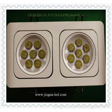2*7W LED grille light ,ceiling spot light